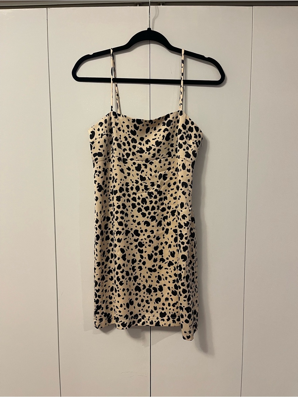 Beach Bunny Leopard Print Mini Dress | Size S | Adjustable Straps | Sexy Bodycon
